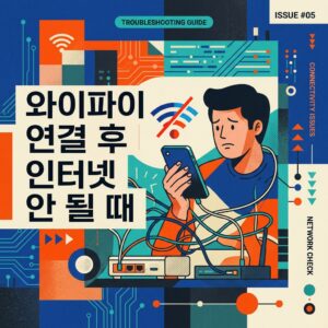 ai thumbnail poster 와이파이 연결 후 인터넷 안 될 때 1786986991