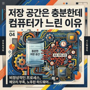 ai thumbnail poster 저장 공간은 충분한데 컴퓨터가 느린 이유 1786987280