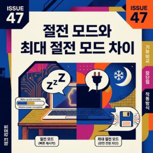 ai thumbnail poster 절전 모드와 최대 절전 모드 차이 1786988109