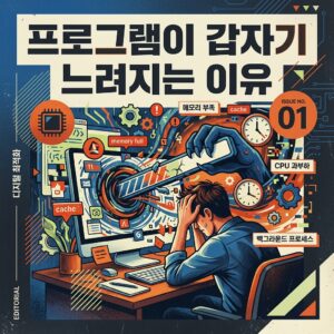 ai thumbnail poster 프로그램이 갑자기 느려지는 이유 1786984197