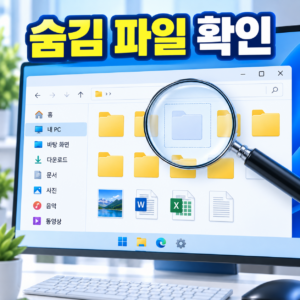 윈도우 숨김 파일은 왜 존재하며 안전하게 확인하는 방법