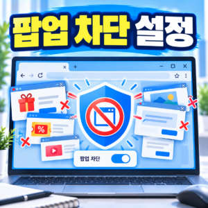 브라우저 팝업 차단은 왜 필요할까? 사이트별 허용과 설정 방법