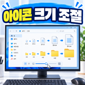 컴퓨터에서 폴더와 파일 아이콘의 크기를 상황에 맞게 조절하는 방법 9 컴퓨터에서 폴더와 파일 아이콘의 크기를 상황에 맞게 조절하는 방법