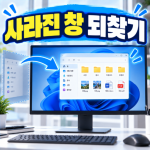 윈도우에서 프로그램 창이 화면 밖으로 사라졌을 때 다시 가져오는 방법 6 윈도우에서 프로그램 창이 화면 밖으로 사라졌을 때 다시 가져오는 방법